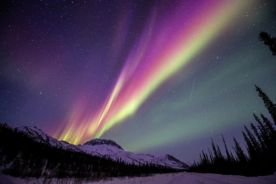 Aurora Borealis In Alaska #34 Photograph by Chris Madeley