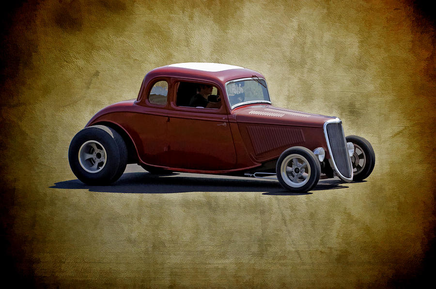 Transportation Photograph - 34 Street Rod by Wes and Dotty Weber