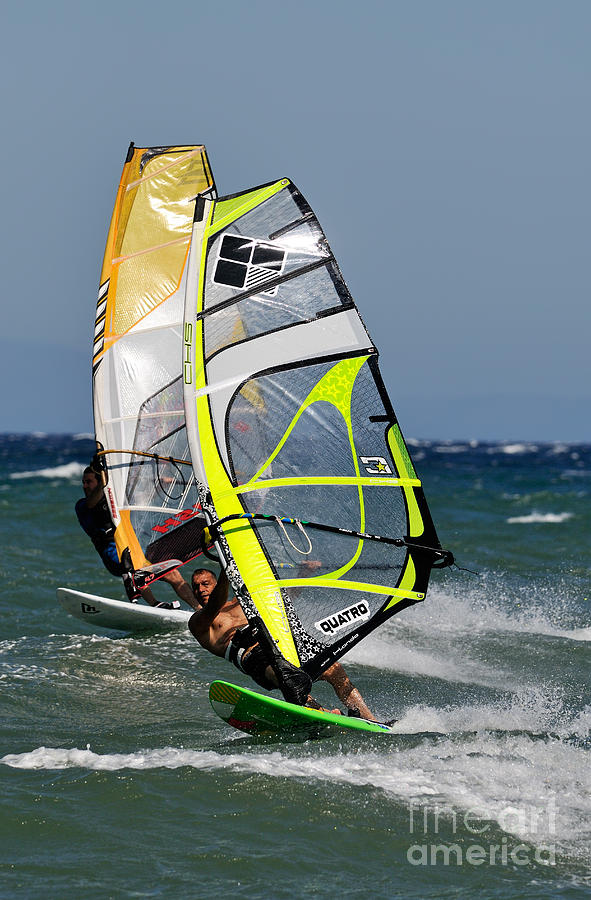 Sports Photograph - Windsurfing #31 by George Atsametakis