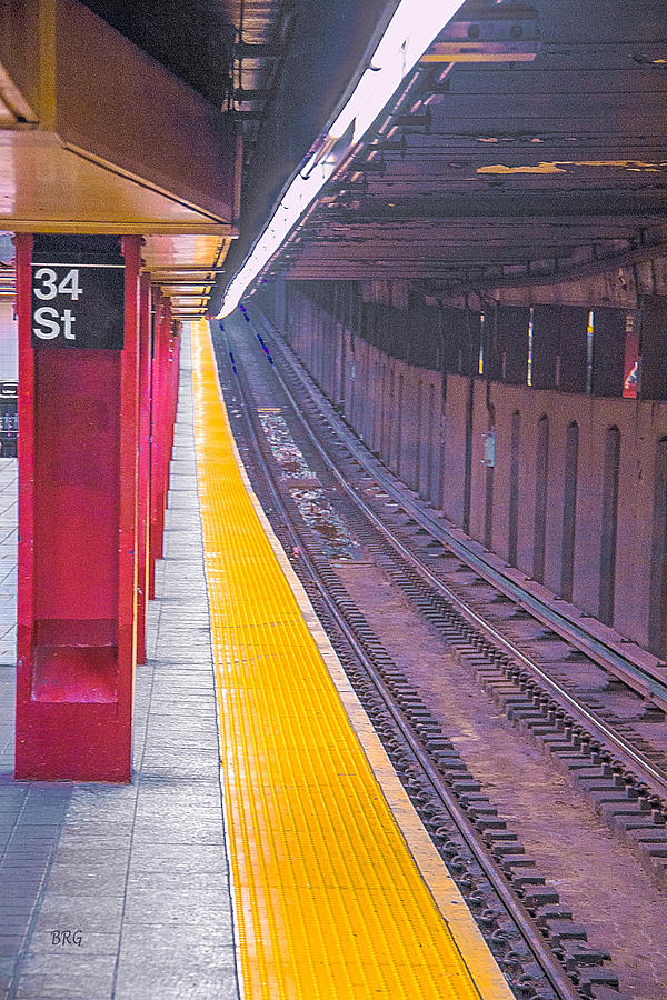 34th Street Subway Station - New York City Photograph by Ben and Raisa Gertsberg