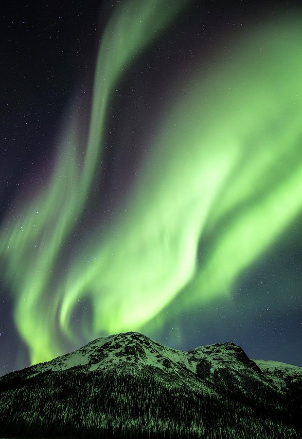 Aurora Borealis In Alaska #35 Photograph by Chris Madeley
