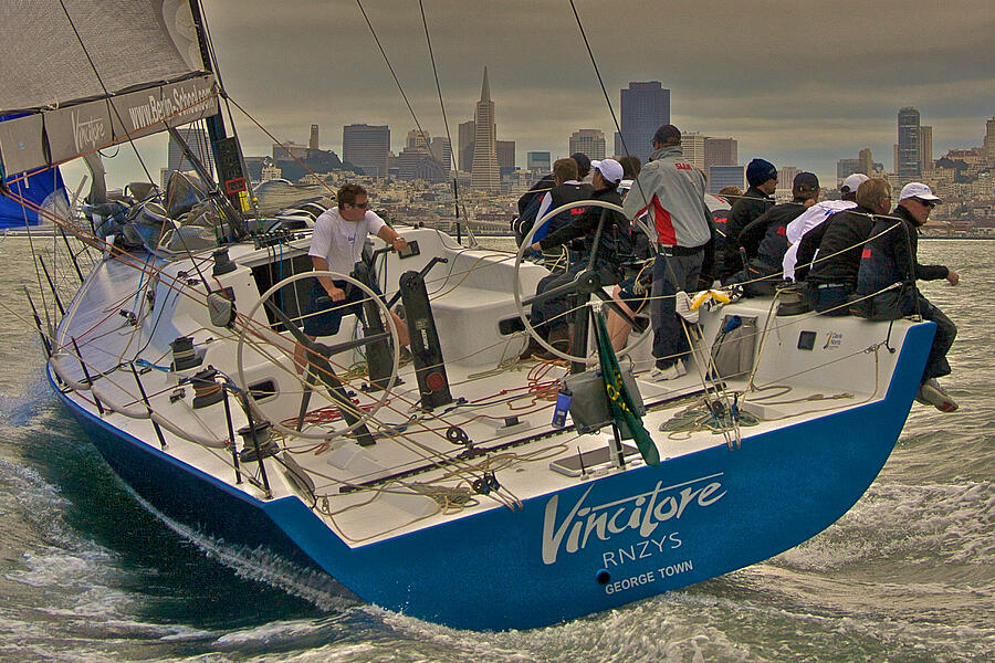 Dramatic Bay Racing Photograph by Steven Lapkin