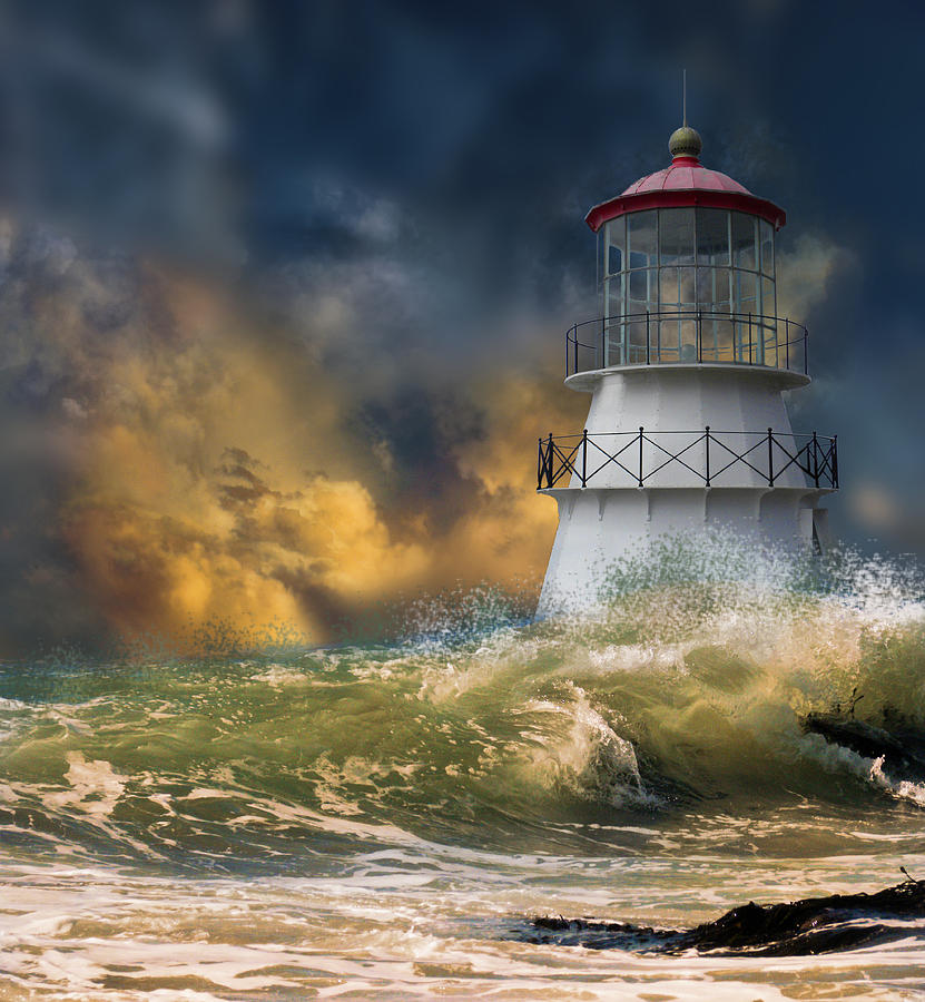 Light House Photograph - 3587 by Peter Holme III