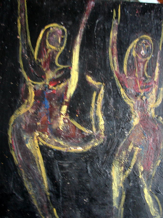 Dance Dance Dance #36 Painting by Anand Swaroop Manchiraju
