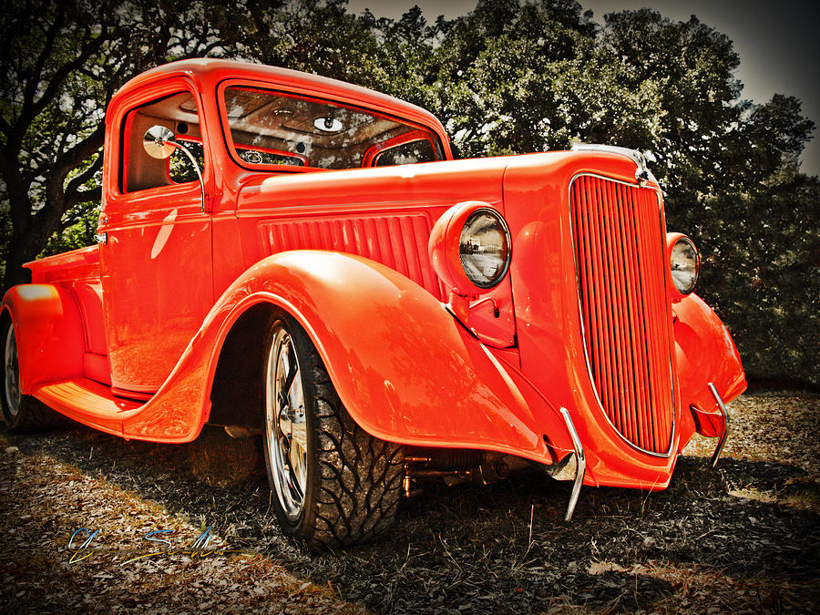 36 Ford Pickup Photograph by Chas Sinklier
