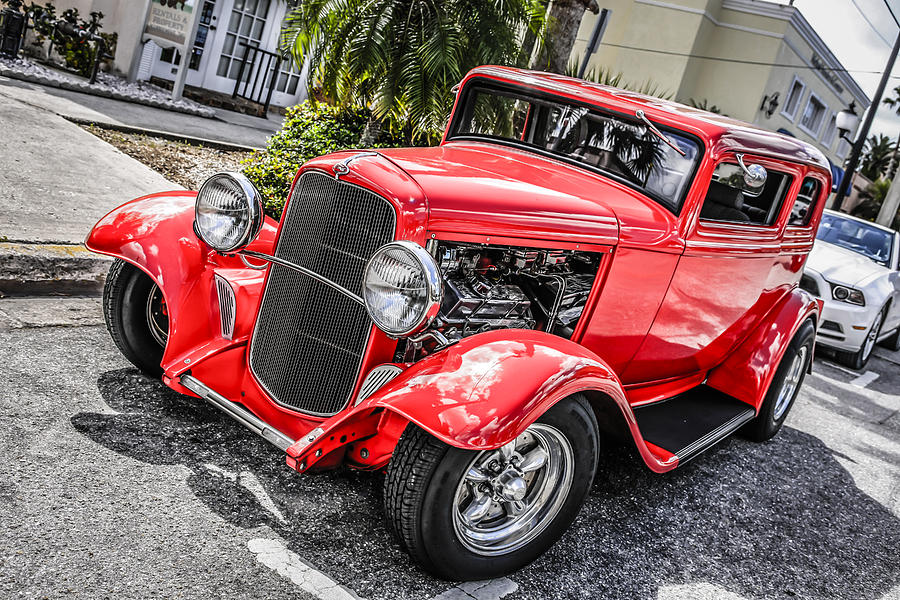 36 Little Red Coupe Photograph by Chris Smith