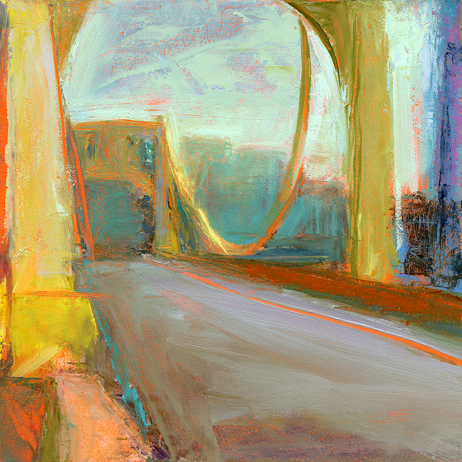Bridge Painting - Untitled #608 by Chris N Rohrbach