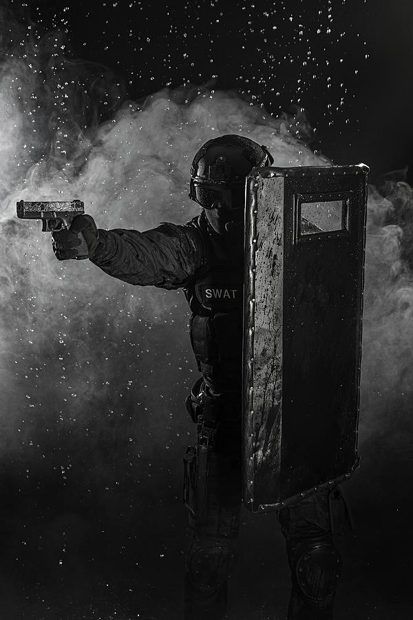 Spec Ops Police Officer Swat #37 Photograph by Oleg Zabielin