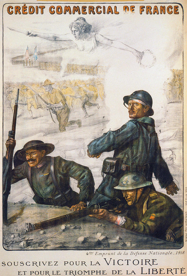 World War I French Poster Painting by Granger - Fine Art America