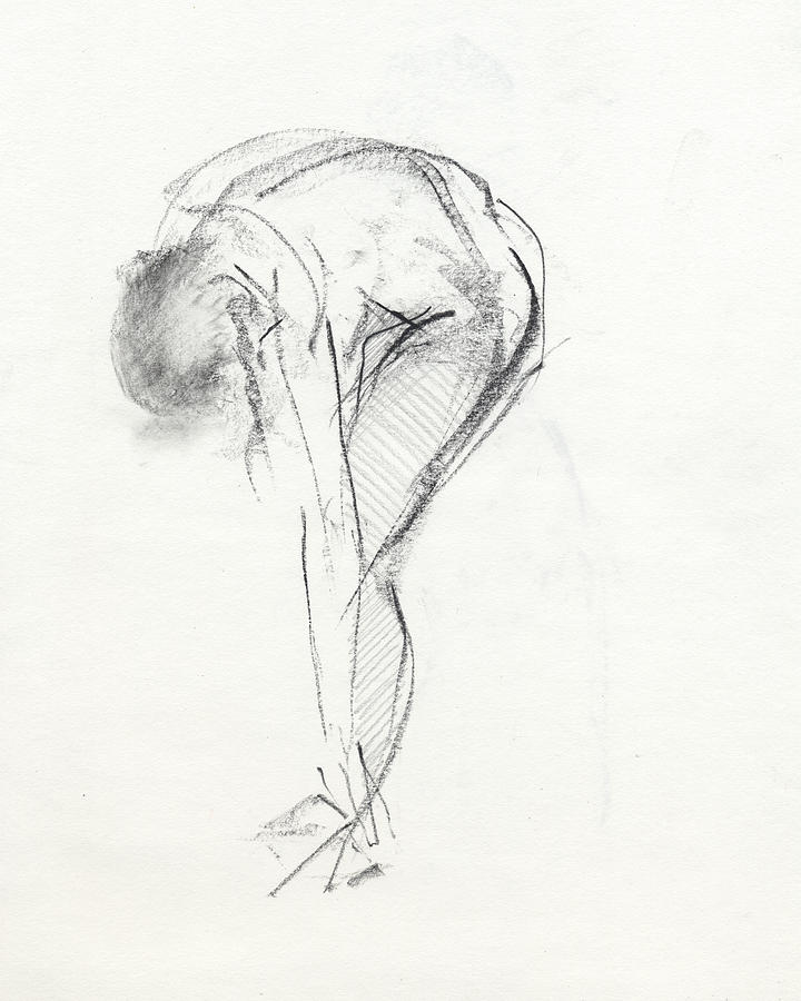 Dancer Drawing - Untitled 379 by Chris N Rohrbach