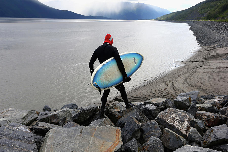 Feature - Bore Tide Surfing In Alaska #38 Photograph by Streeter Lecka