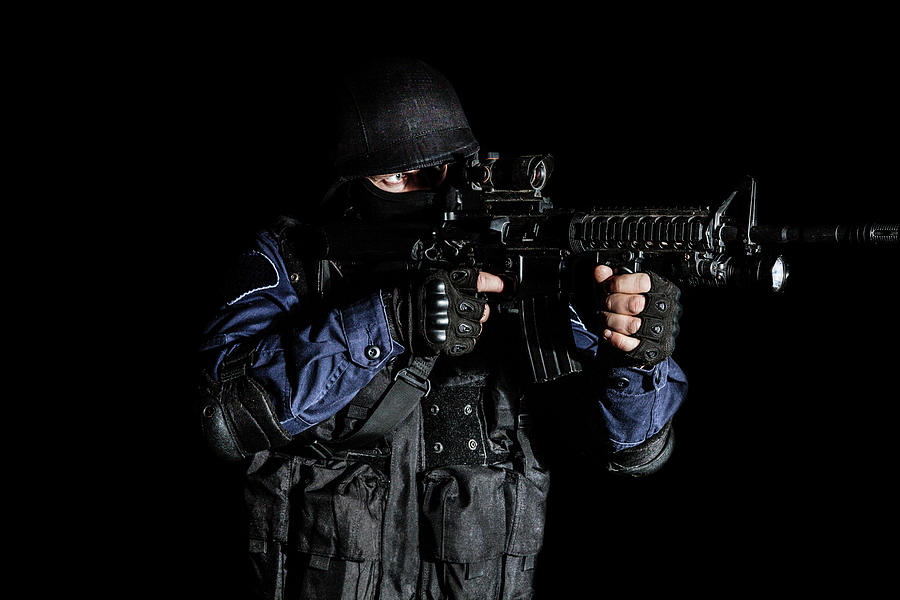 Special Weapons And Tactics Swat Team #38 Photograph by Oleg Zabielin