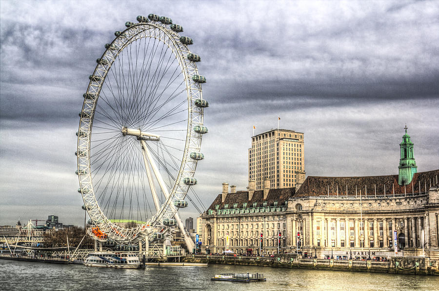 The London Eye #38 Photograph by David Pyatt