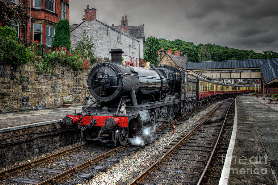 Architecture Photograph - 3802 at Llangollen Station by Adrian Evans