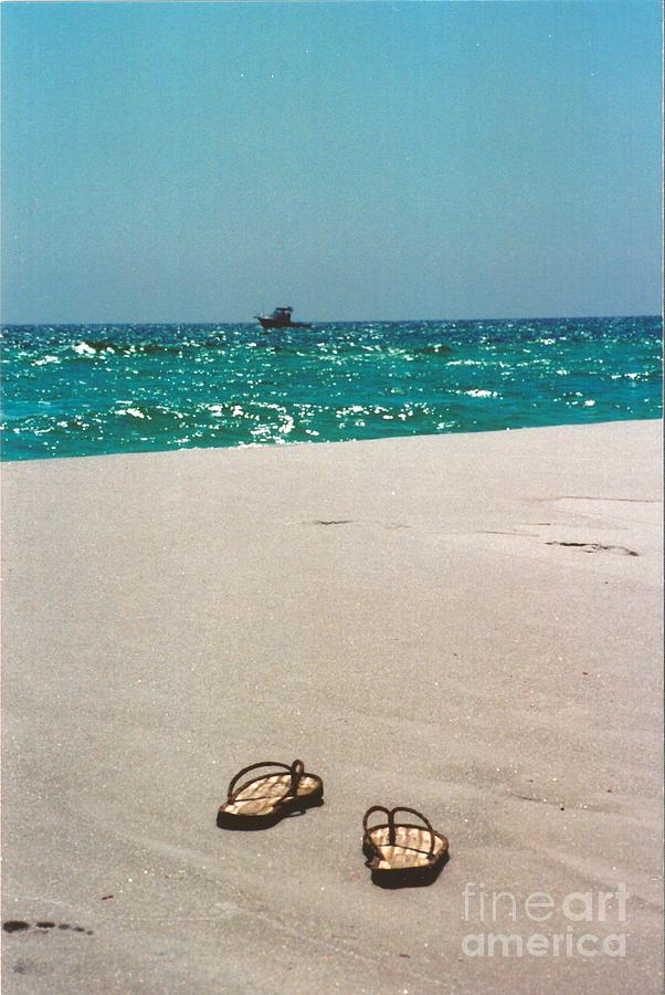 #384 33a Sandals On The Beach - Destin Florida Photograph By Robin Lee 