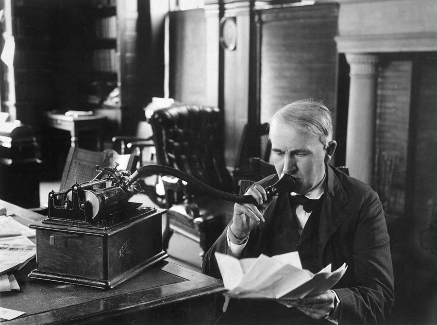 Thomas Edison (1847-1931) #39 Photograph by Granger