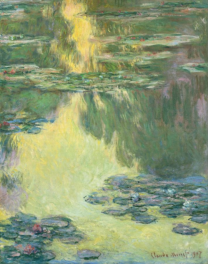 Water Lilies  Painting by Claude Monet