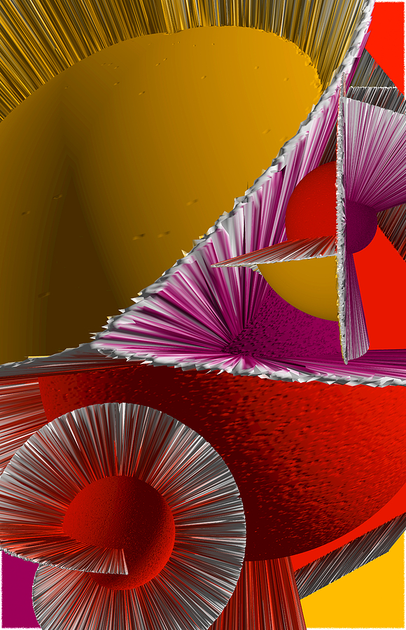 3D Abstract 6 Digital Art by Angelina Tamez