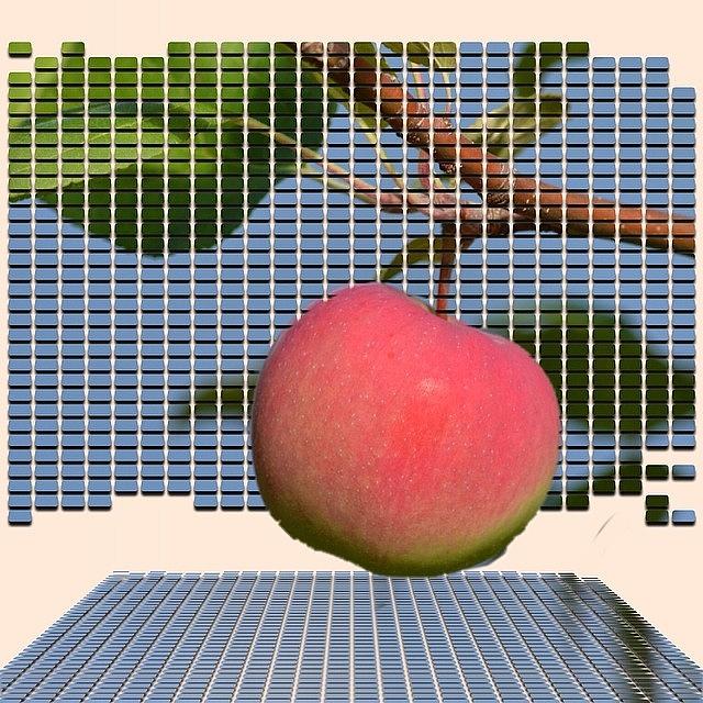 Apple Photograph - 3d Apple, Created With @popagraph by Eve Tamminen