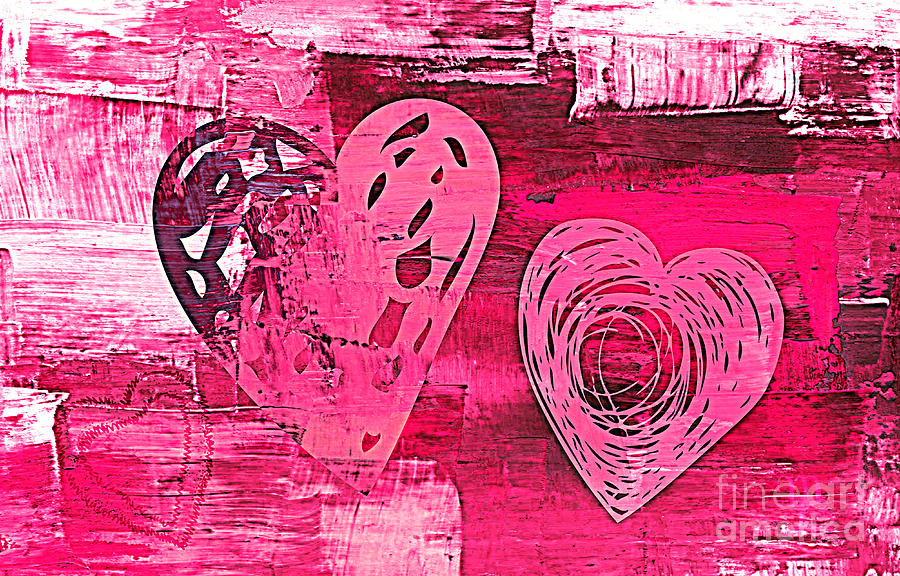 3VL Pink Digital Art by Mindy Bench