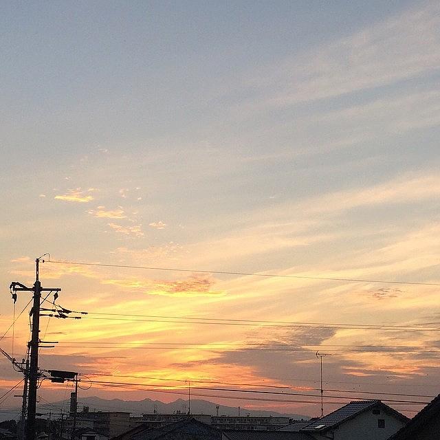 Sunset Photograph - #今空 #イマソラ #空 #sky #夕陽 #4 by Nozomi Setoguchi