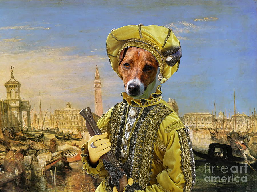 Dog Painting -  Jack Russell Terrier Art Canvas Print #4 by Sandra Sij