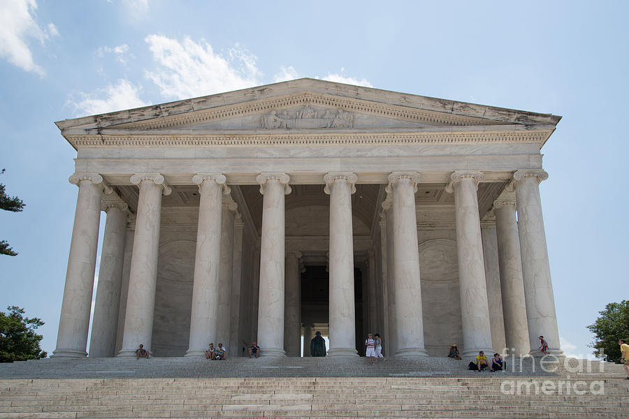 Thomas Jefferson Memorial Digital Art -  Thomas Jefferson Memorial #4 by Carol Ailles