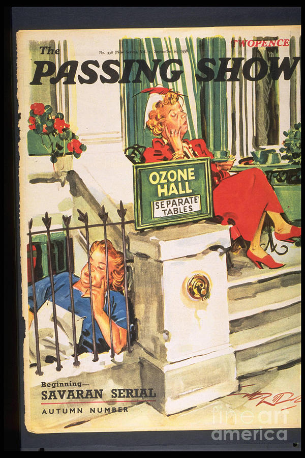 Holiday Drawing - 1930s,uk,the Passing Show,magazine Cover #4 by The Advertising Archives