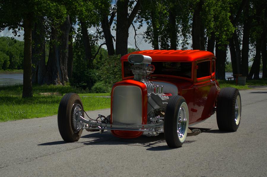 1930 Ford Coupe Hot Rod #5 Photograph by Tim McCullough
