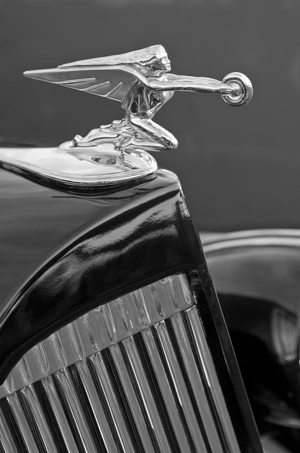 1935 Packard Hood Ornament #4 Photograph by Jill Reger