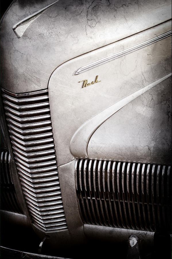 1940 Nash Sedan Grille #4 Photograph by Jill Reger