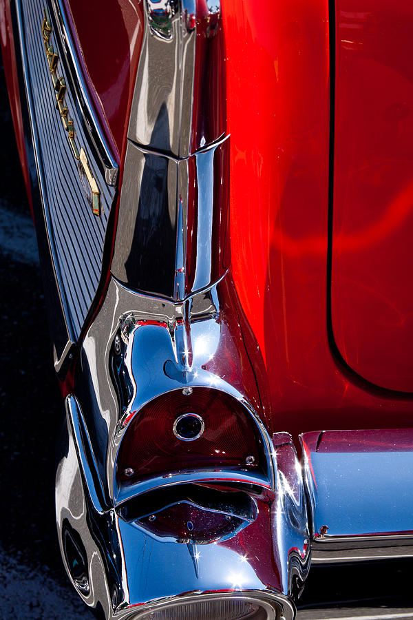 Transportation Photograph - 1957 Chevy Bel Air Custom Hot Rod #4 by David Patterson