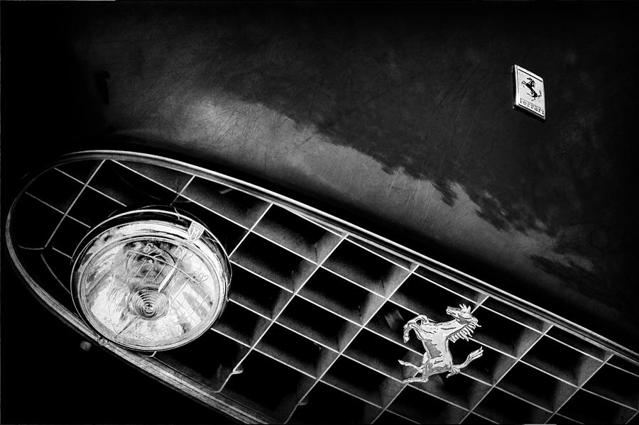 1957 Ferrari 410 Superamerica Series II Grille Emblem #4 Photograph by Jill Reger