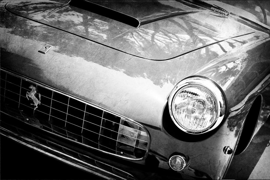 1960 Ferrari 250 GTF Pinin Farina Cabriolet Series II Grille Emblem #4 Photograph by Jill Reger