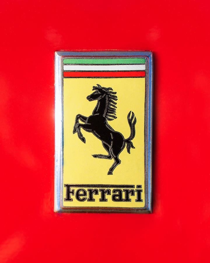 1967 Ferrari 330 GTC Emblem Photograph by Jill Reger - Fine Art America