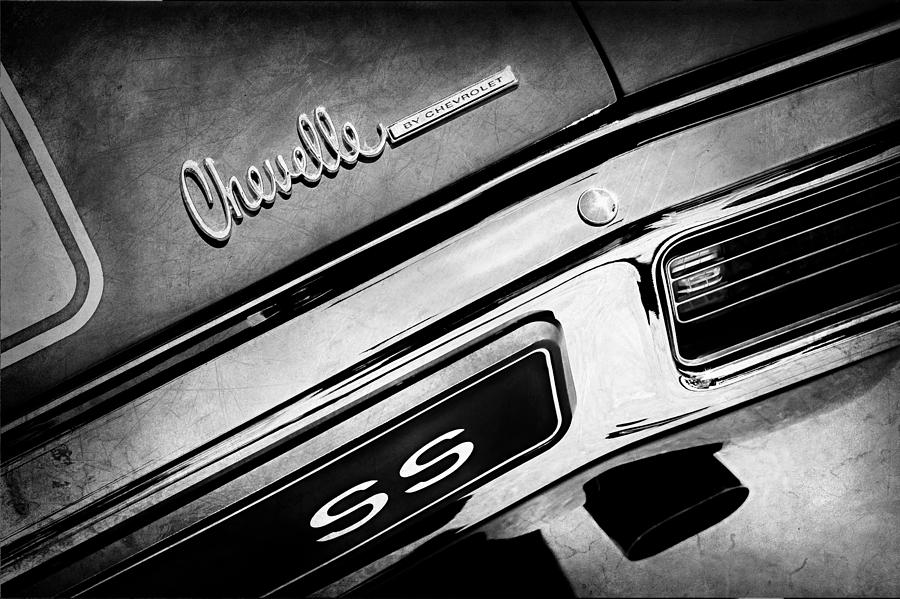 1970 Chevrolet Chevelle SS Taillight Emblem #4 Photograph by Jill Reger