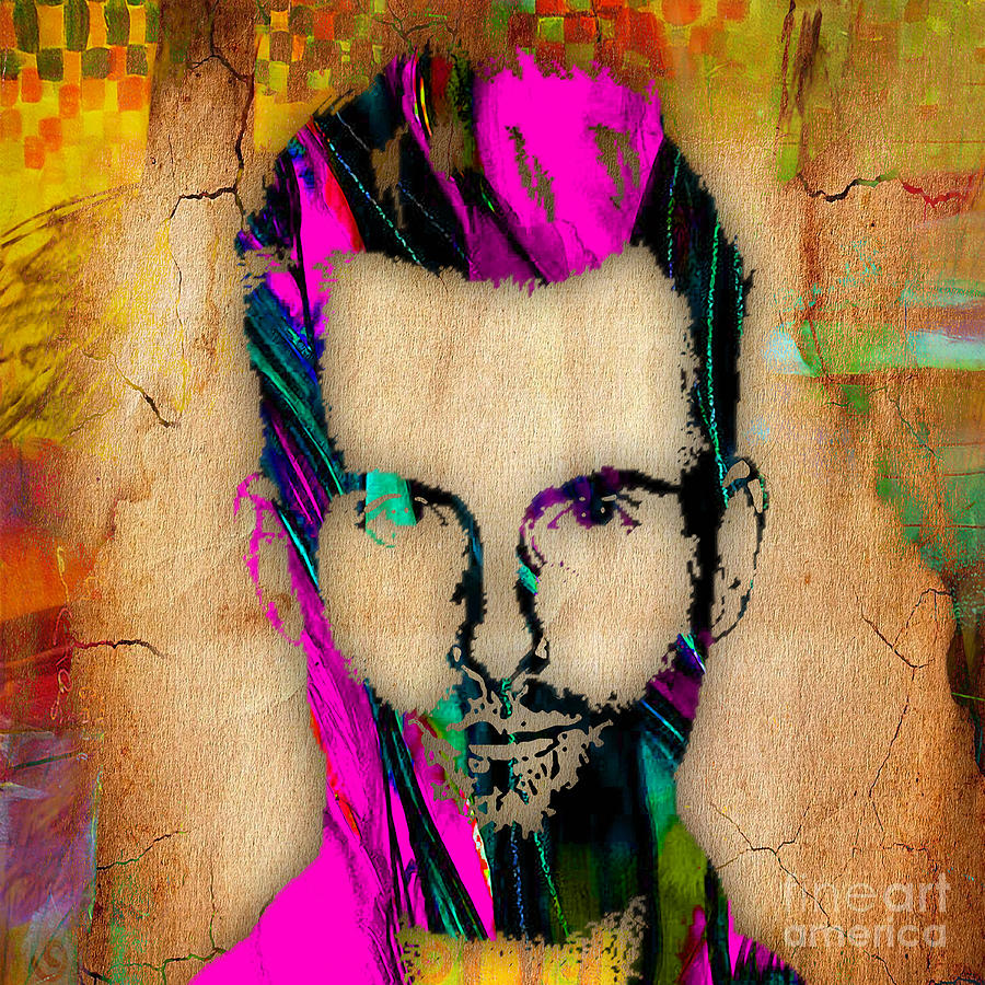 Adam Levine #4 Mixed Media by Marvin Blaine