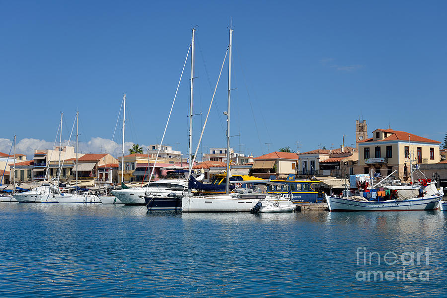 Aegina port #6 Photograph by George Atsametakis