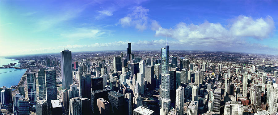 Aerial View Of Chicago, Cook County #4 Photograph by Panoramic Images