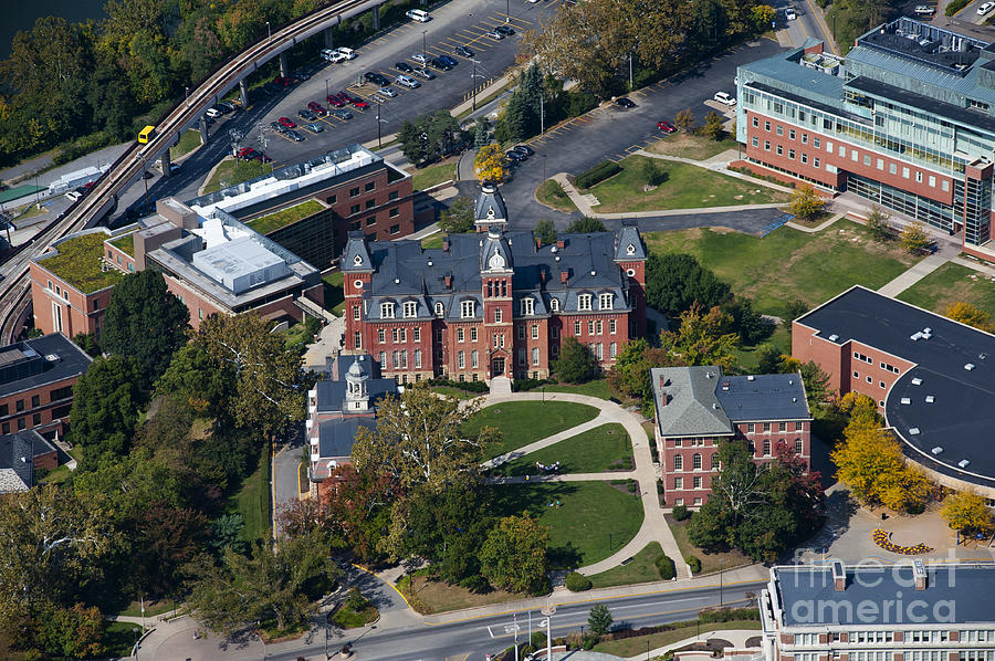 aerials of WVVU campus #4 Photograph by Dan Friend