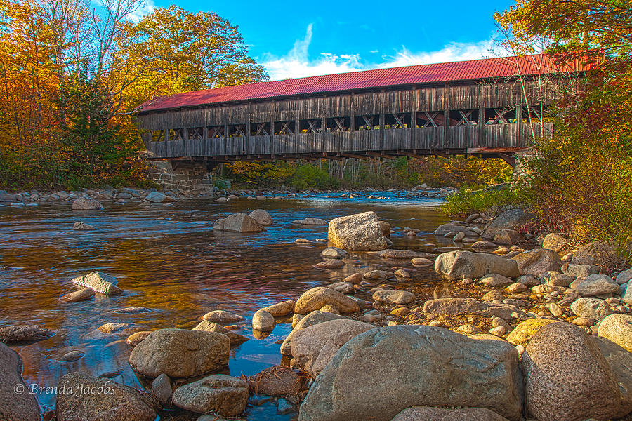 Albany Covered Bridge New Hampshire #4 Photograph by Brenda Jacobs
