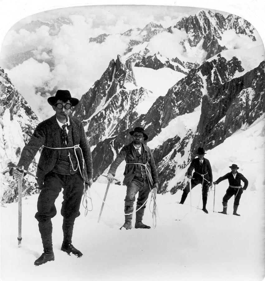 Alpine Mountaineering Photograph by Granger - Fine Art America