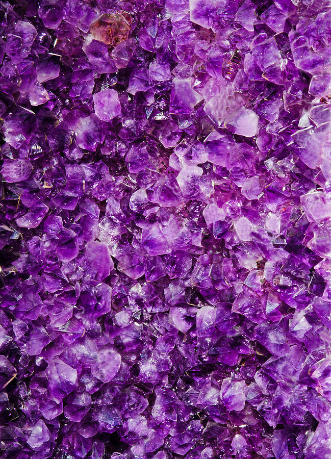 Amethyst Crystals #4 Photograph by Millard H. Sharp