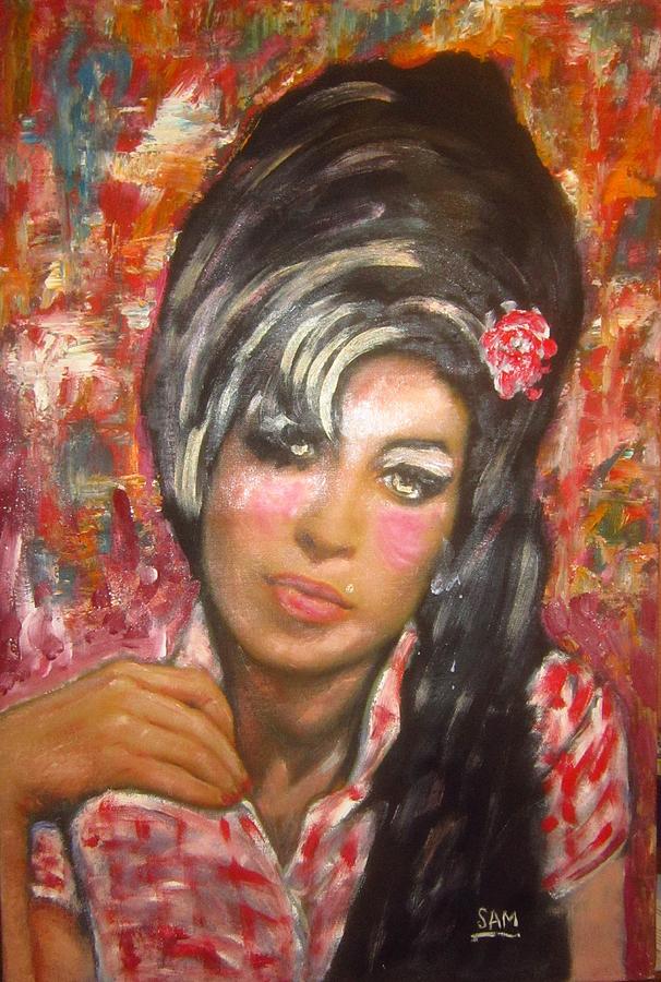 Amy Winehouse  #1 Painting by Sam Shaker