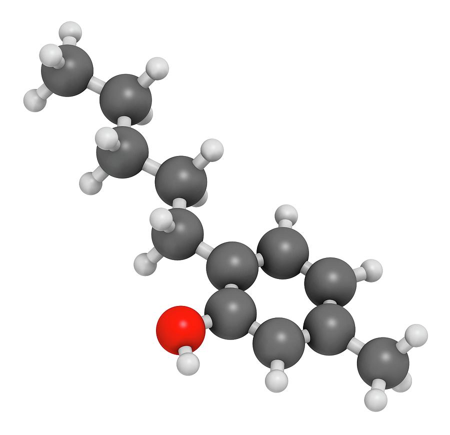 Amylmetacresol Antiseptic Drug Molecule Photograph by Molekuul - Pixels