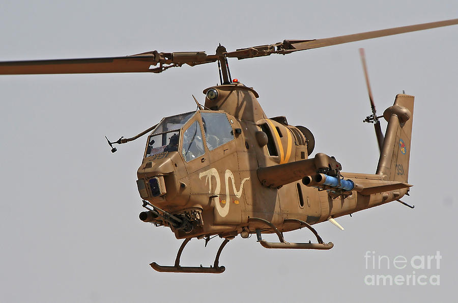 An Ah-1s Tzefa Attack Helicopter #4 Photograph by Ofer Zidon