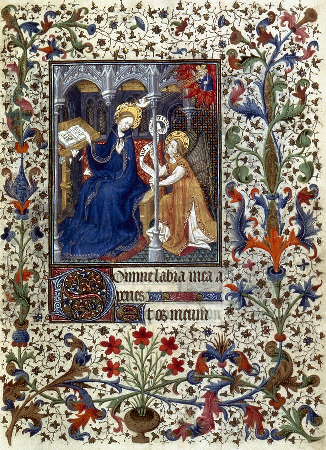 15th Century Painting - Annunciation #4 by Granger