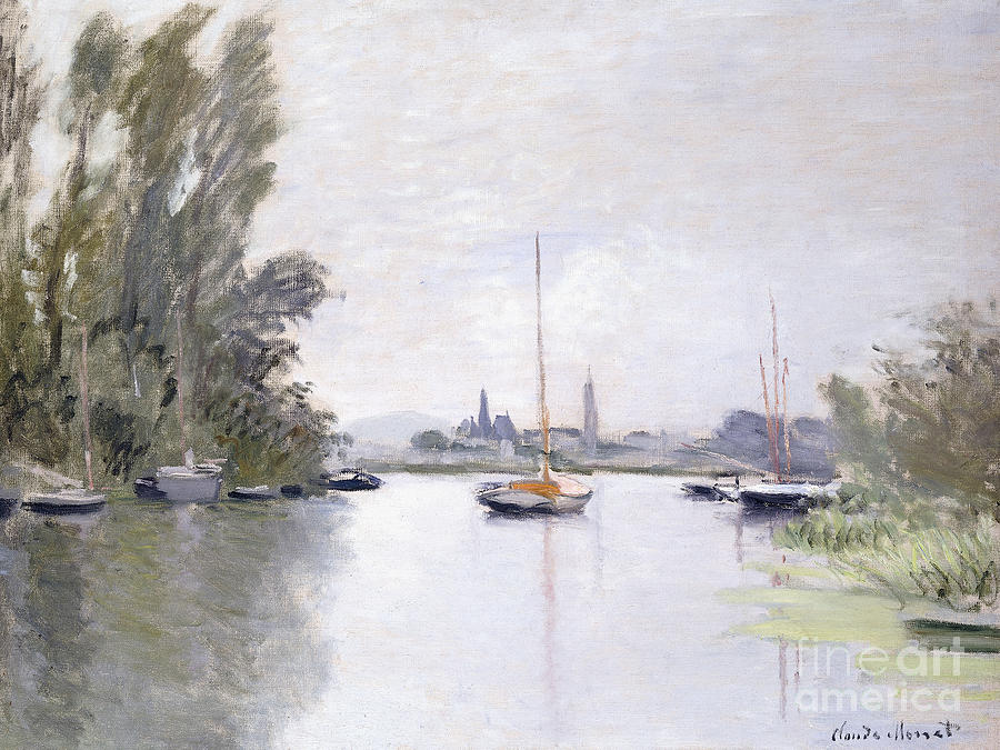 Monet Painting - Argenteuil by Claude Monet Monet Painting - Argenteuil by Claude Monet