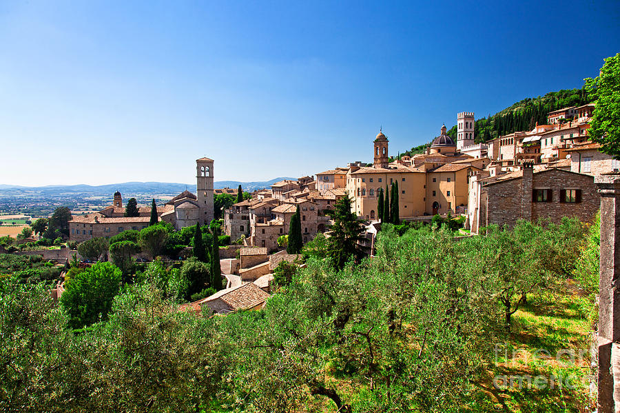 Assisi View #4 Photograph by Gualtiero Boffi