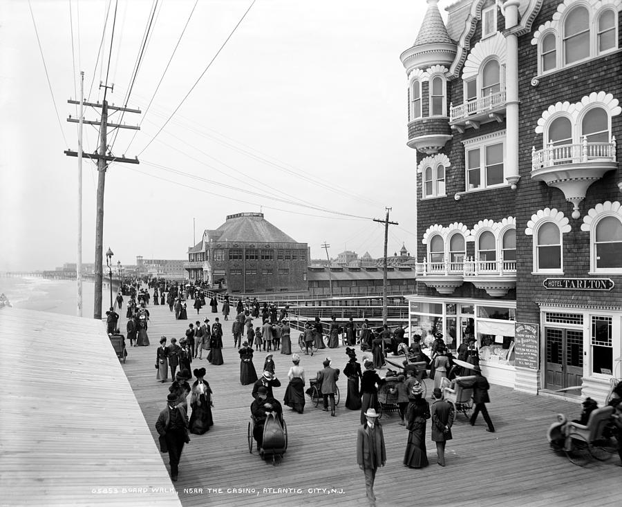 Atlantic City Boardwalk Photograph by Granger - Fine Art America